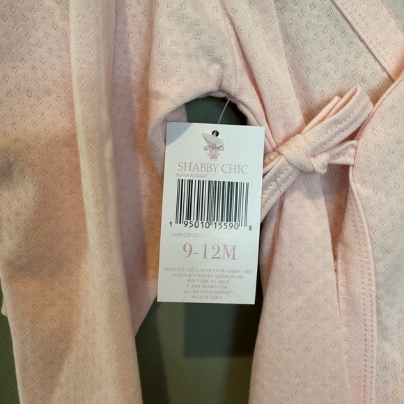 SHABBY CHIC baby girls 2 piece pink set - Picture 3 of 8